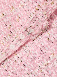 Norma Metallic Tweed Minidress