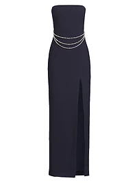 Josie High Slit Gown