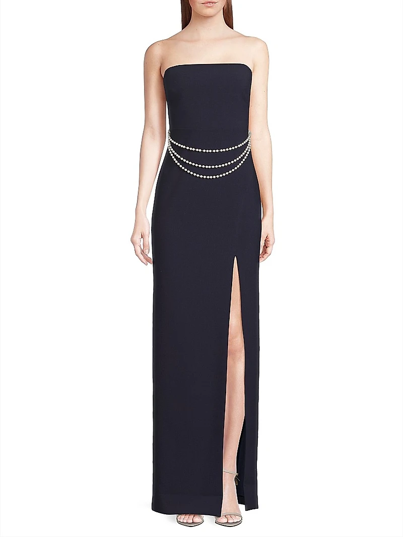 Josie High Slit Gown