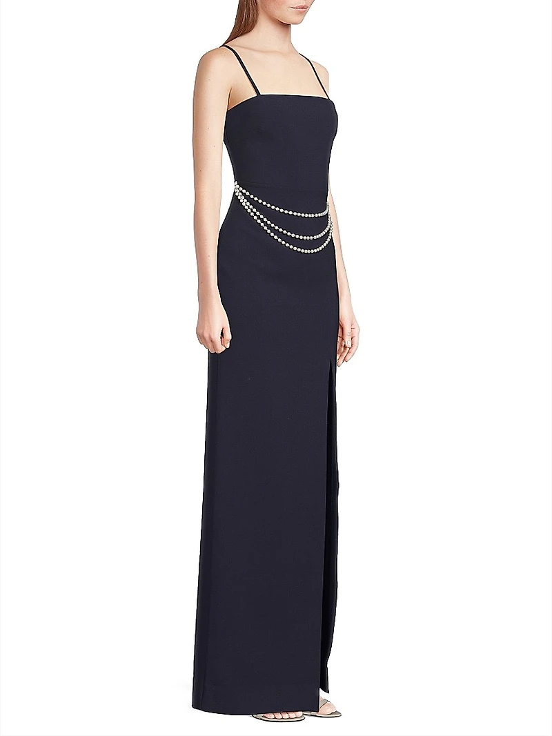 Josie High Slit Gown