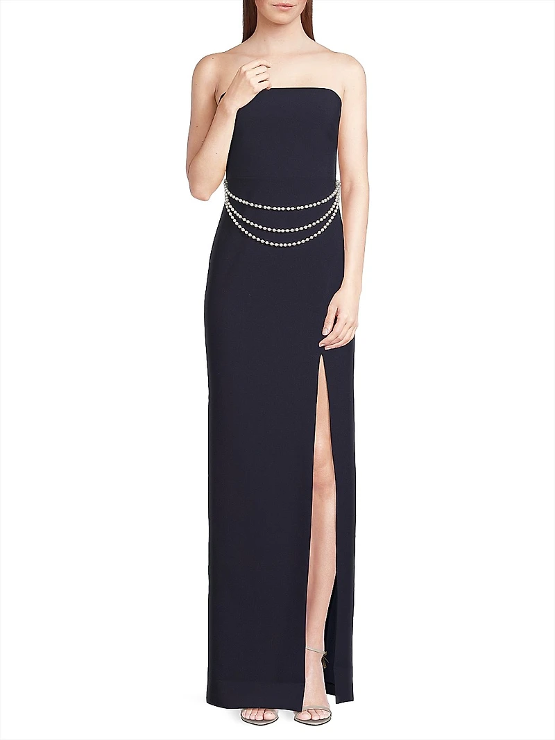Josie High Slit Gown
