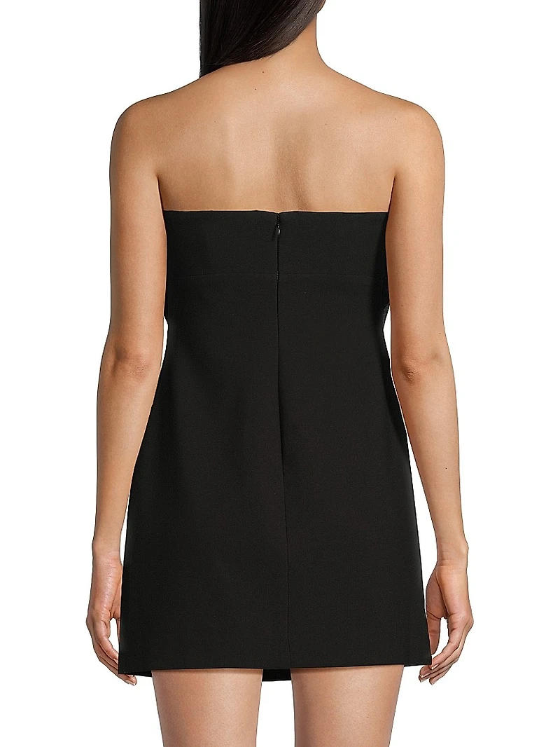 Zilla Organza Bow Minidress