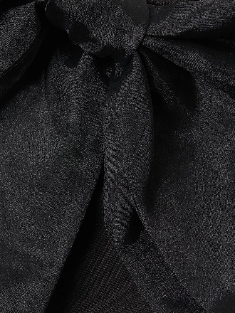 Zilla Organza Bow Minidress