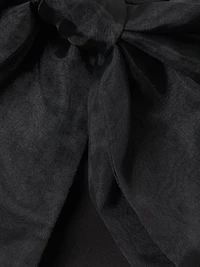 Zilla Organza Bow Minidress