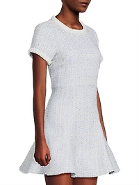 Brie Embellished Tweed Minidress