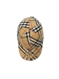 Check Twill Cap