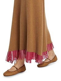 Bianca Wool Fringe Maxi Skirt