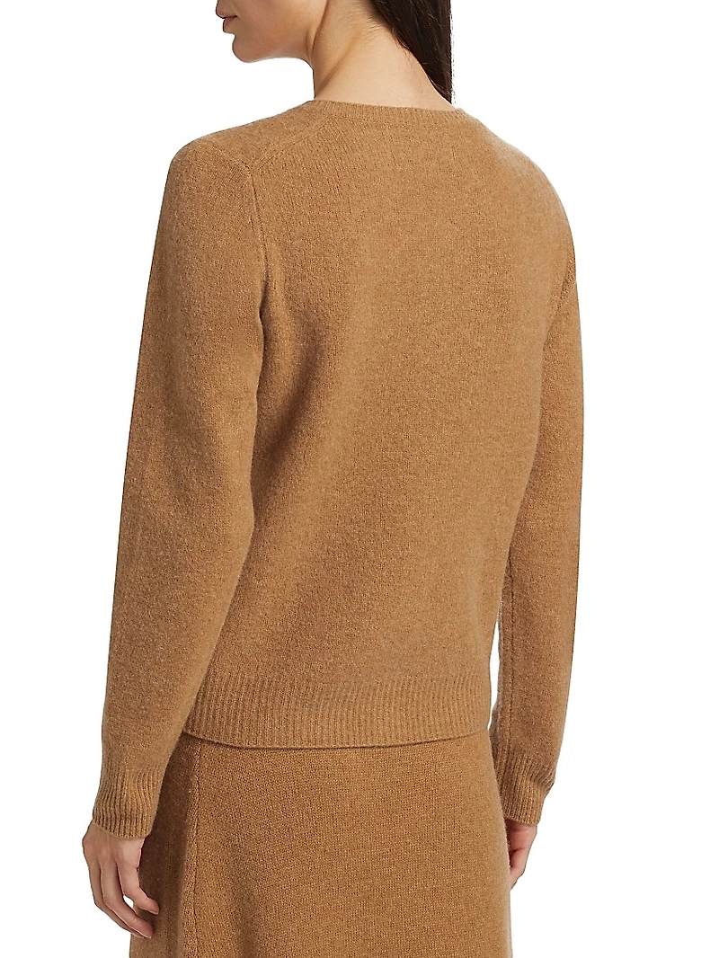 Olivia Bow-Embellished Wool Cardigan