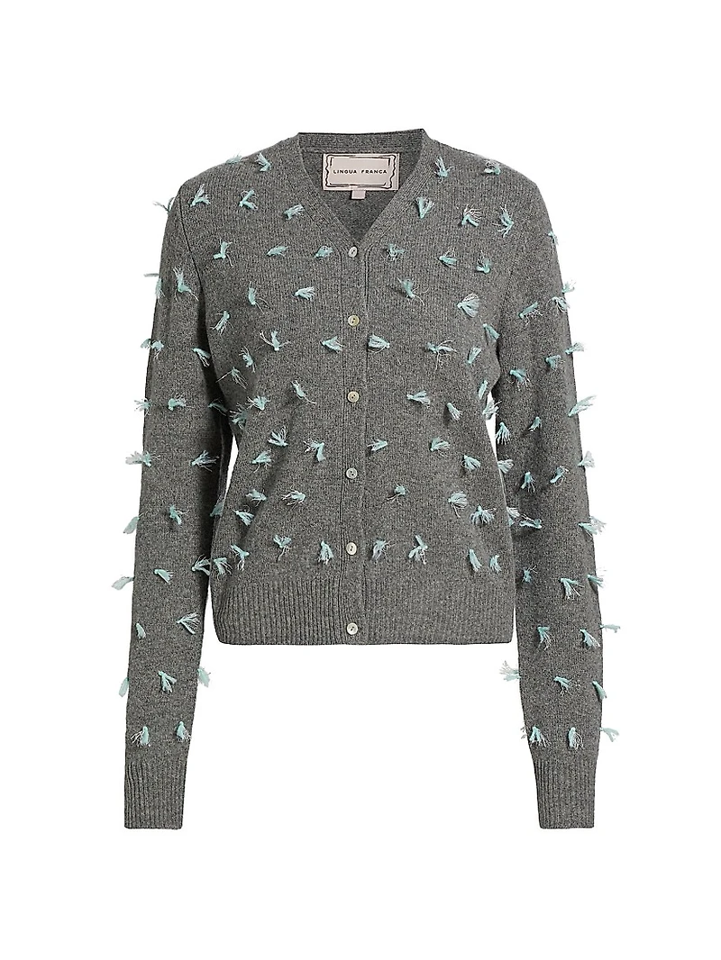 Diana Wool Quilt Knot Cardigan