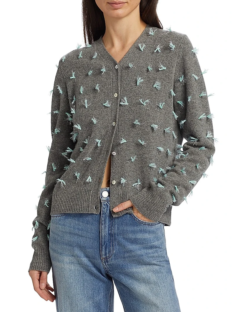 Diana Wool Quilt Knot Cardigan