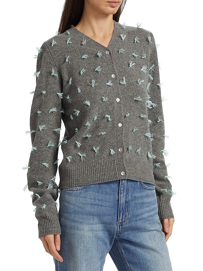 Diana Wool Quilt Knot Cardigan