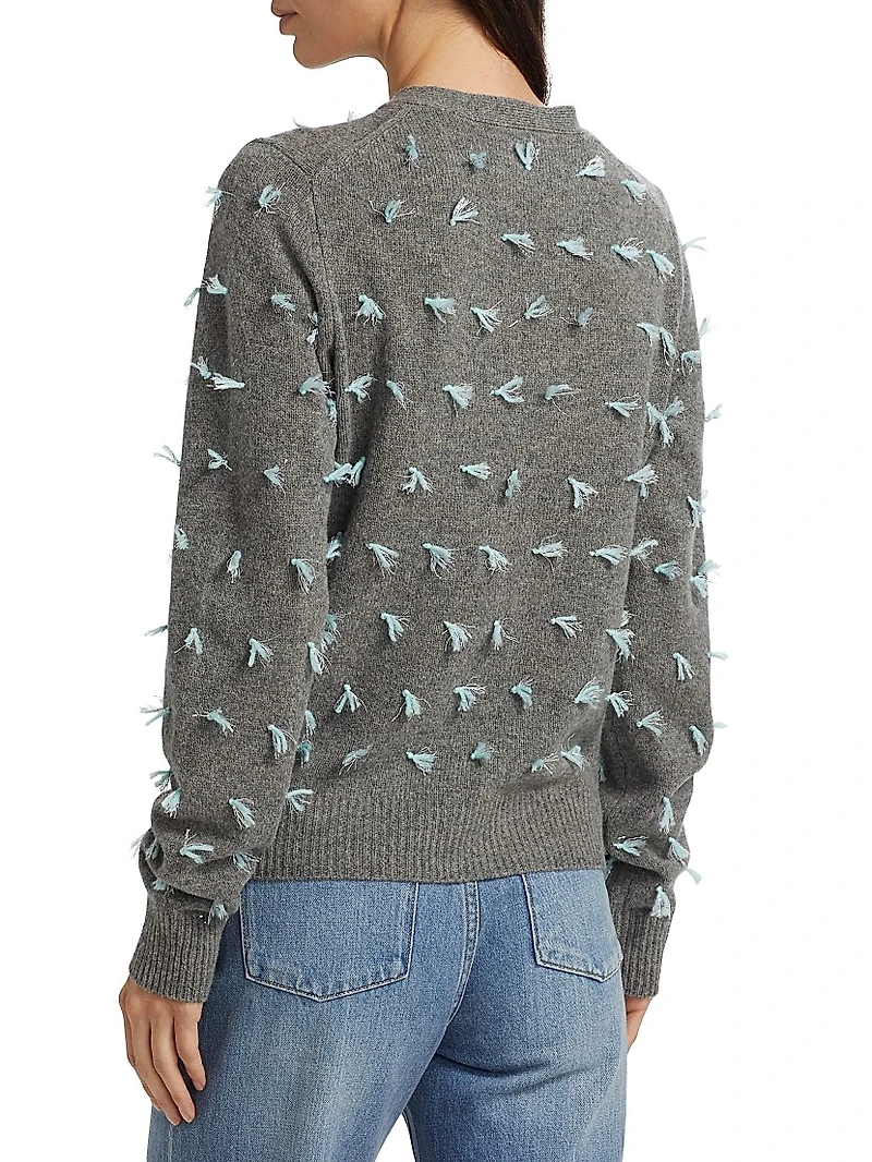 Diana Wool Quilt Knot Cardigan