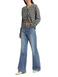 Diana Wool Quilt Knot Cardigan