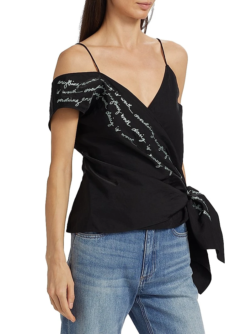 Donna Wrap Top