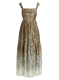 Meira Ombré Leopard Print Maxi Dress
