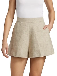 Eryx Speckled Twill Shorts