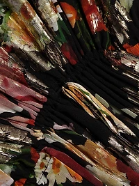 Limone Floral Silk-Blend dress