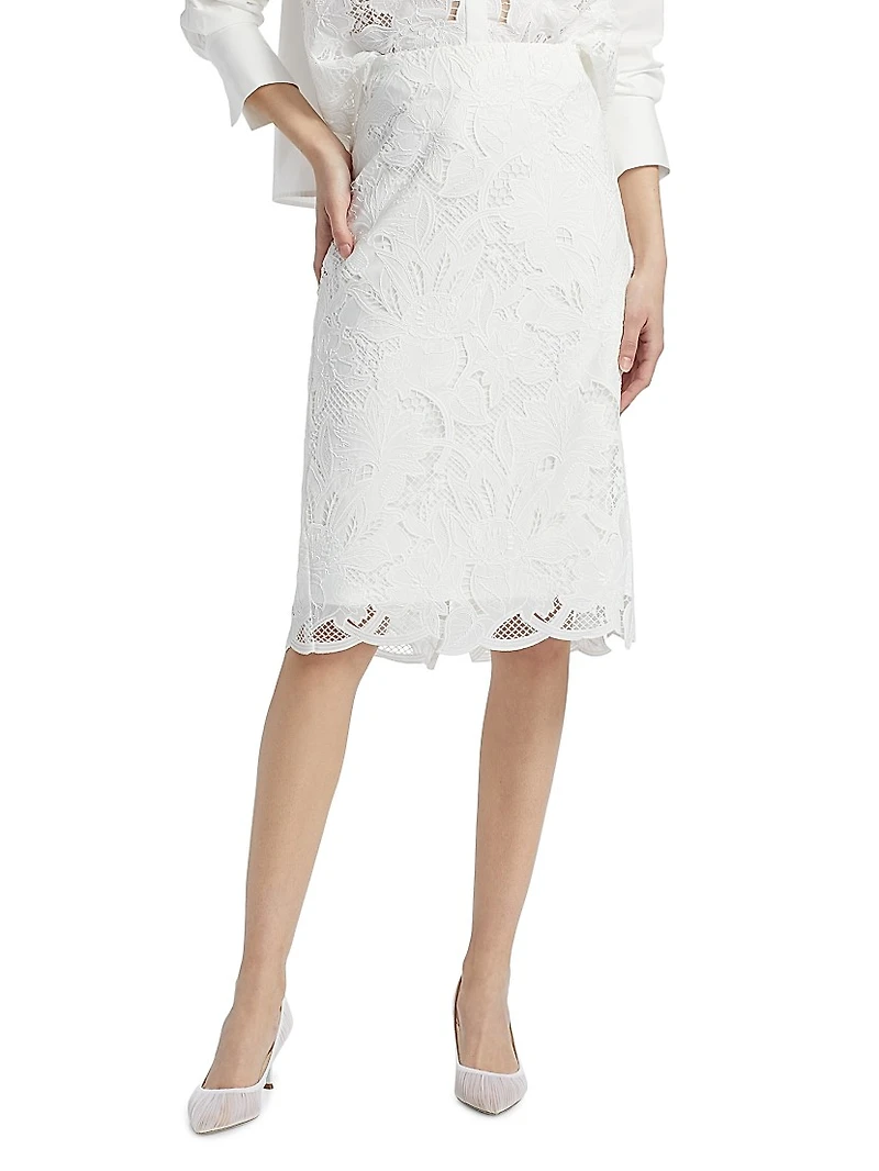 Nala Lace Pencil Skirt