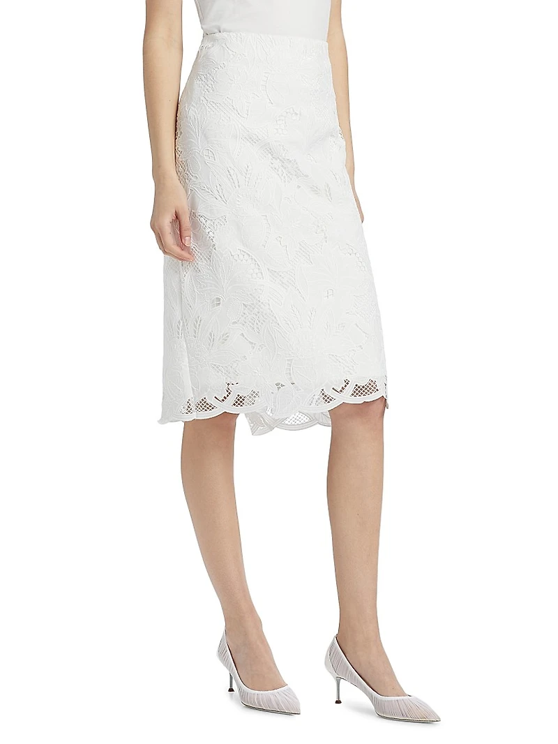 Nala Lace Pencil Skirt