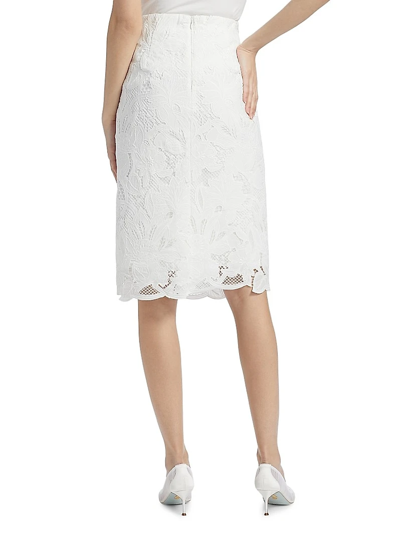 Nala Lace Pencil Skirt