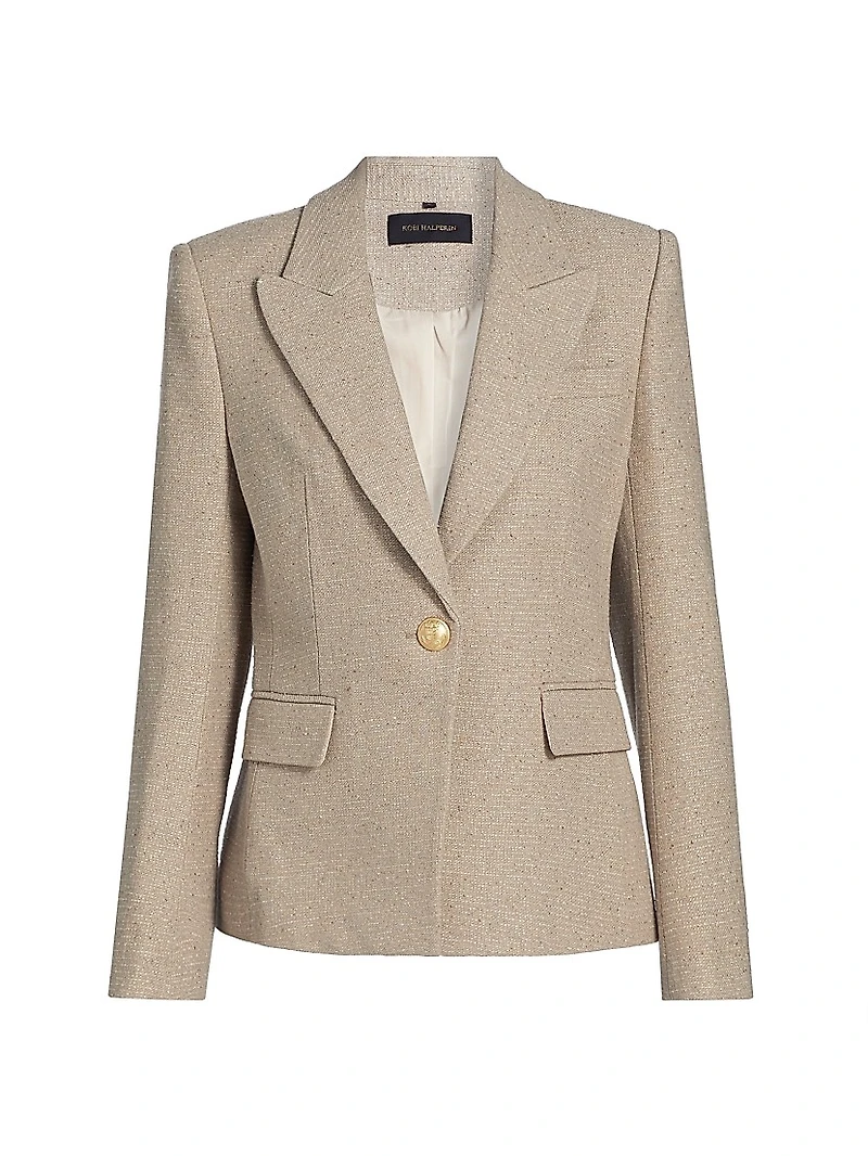 Nerys Speckled Tweed Blazer