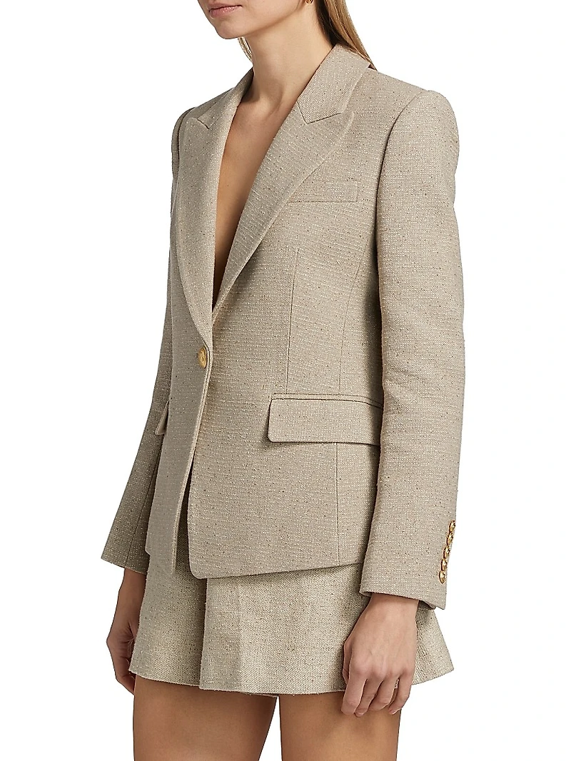 Nerys Speckled Tweed Blazer