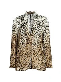 Wacks Ombre Animal Print Jacket