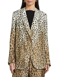 Wacks Ombre Animal Print Jacket