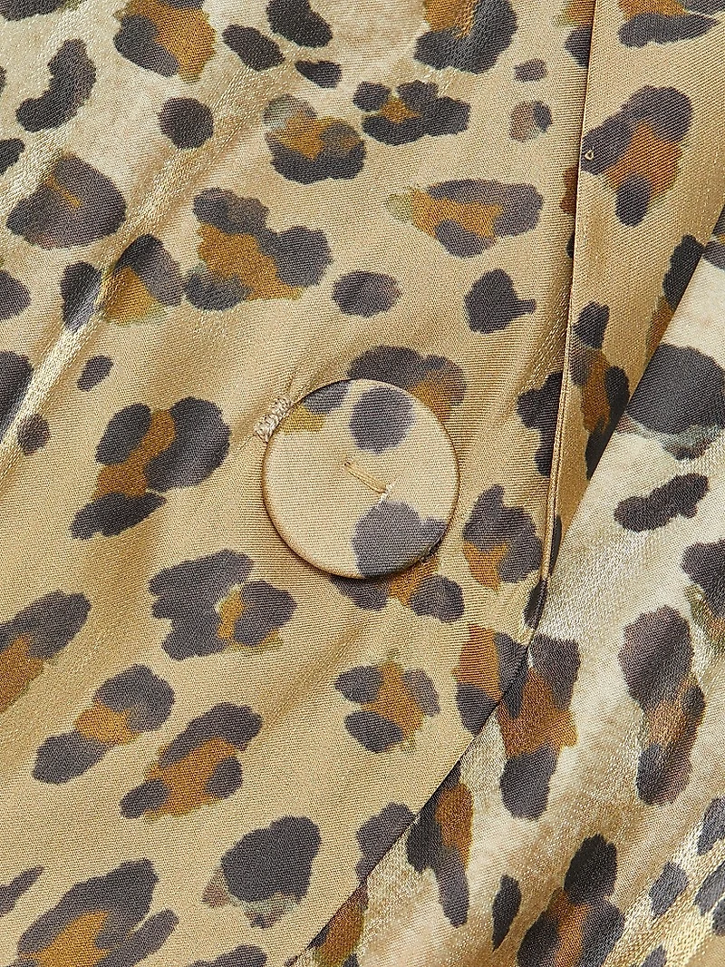 Wacks Ombre Animal Print Jacket