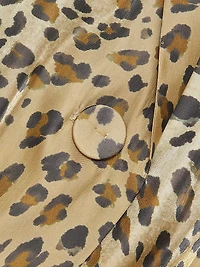 Wacks Ombre Animal Print Jacket