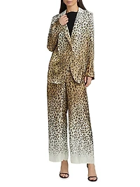 Wacks Ombre Animal Print Jacket