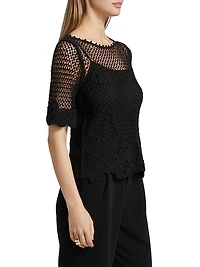 Syvls Crochet Lace Blouse