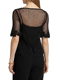 Syvls Crochet Lace Blouse