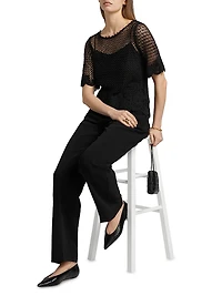 Syvls Crochet Lace Blouse