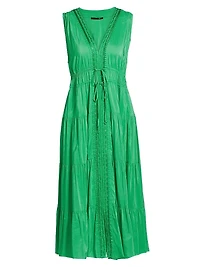 Edison V-Neck Midi-Dress