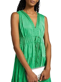 Edison V-Neck Midi-Dress