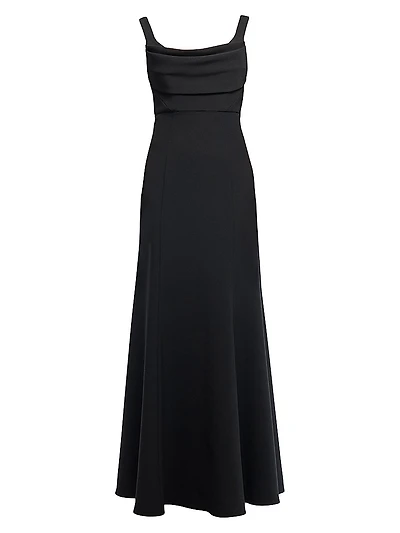 Bartlett Crepe Sleeveless Maxi Dress
