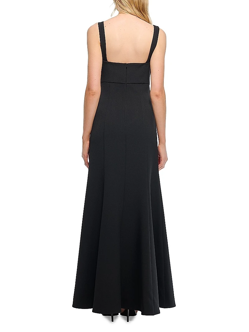 Bartlett Crepe Sleeveless Maxi Dress