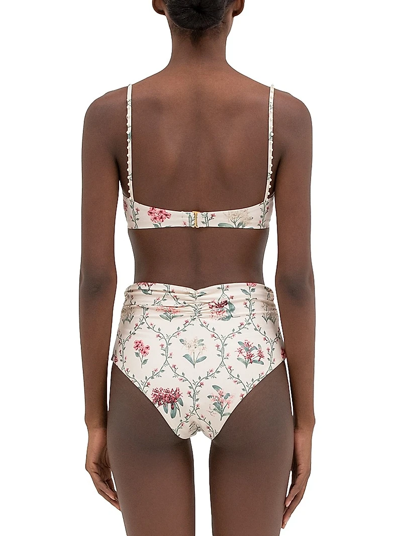 Magdalena Orquidea Embellished Bikini Top