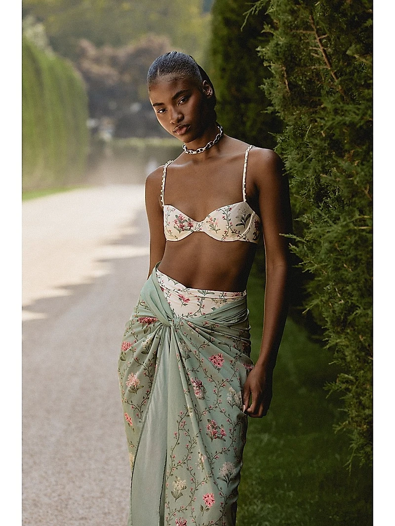 Magdalena Orquidea Embellished Bikini Top