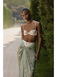 Magdalena Orquidea Embellished Bikini Top