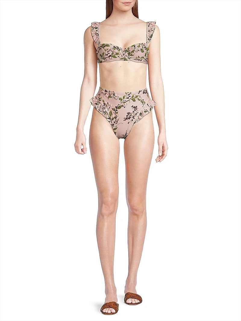 Jengibre Ruffled Bikini Bottom