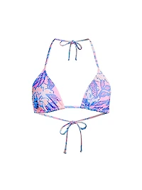 Jamya Floral Triangle Bikini Top