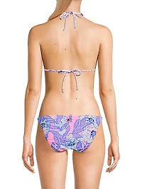 Jamya Floral Triangle Bikini Top