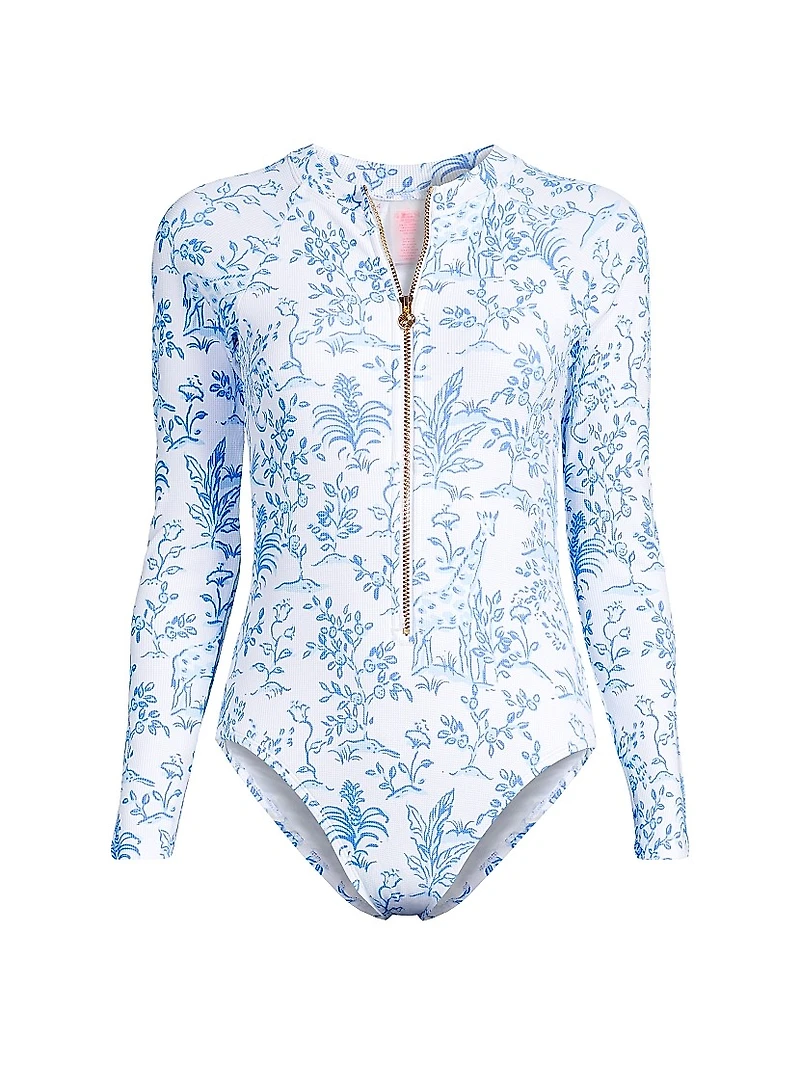 Rande One-Piece Rashguard Swimsuit