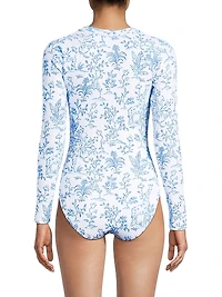 Rande One-Piece Rashguard Swimsuit