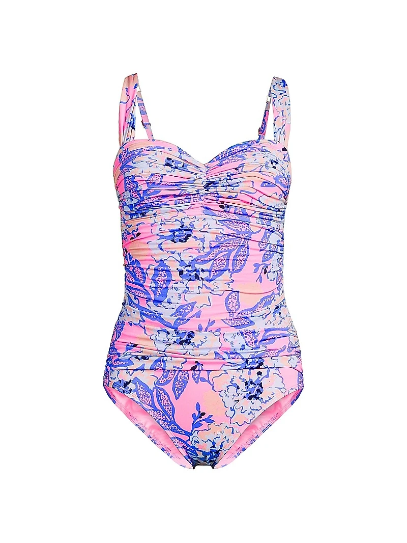 Solaria Ruched One-Piece Swimsuit