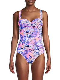 Solaria Ruched One-Piece Swimsuit