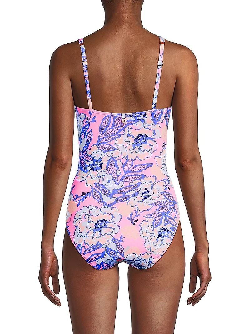 Solaria Ruched One-Piece Swimsuit