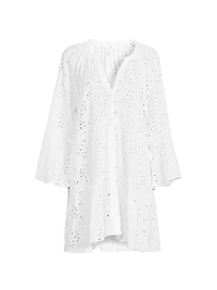 Brailey Eyelet Cover-Up Shirt